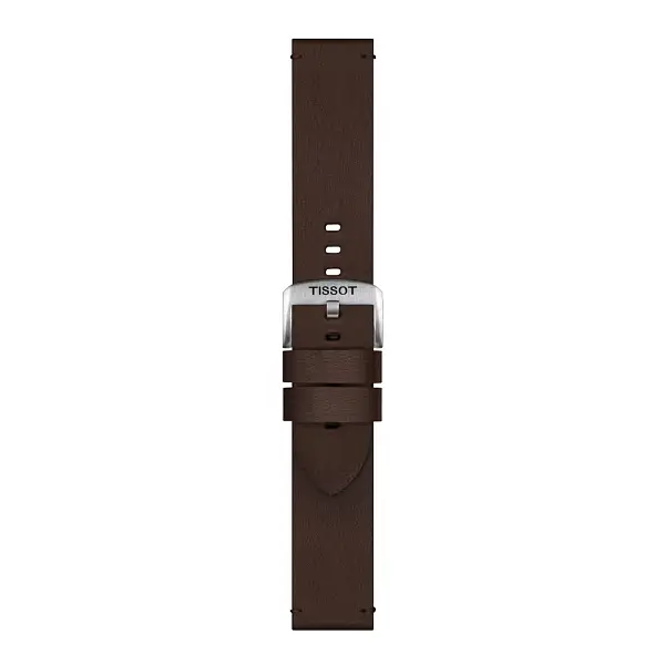 Braunes Tissot Synthetikarmband 22 mm T852.048.221
