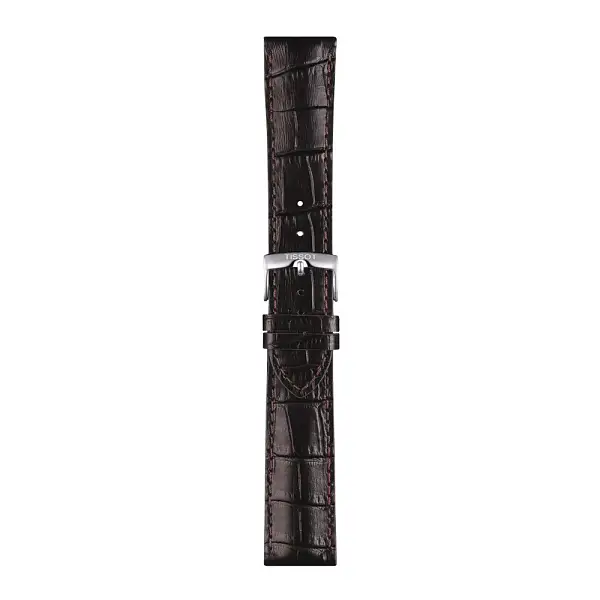 Braunes lederarmband Tissot 22 mm T852.041.655