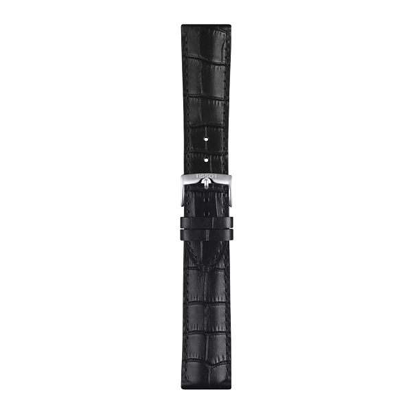 Schwarzes lederarmband Tissot 22 mm T852.041.653