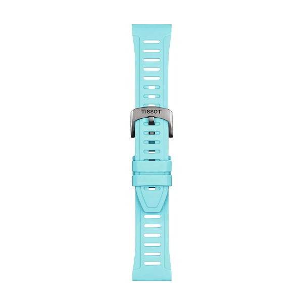 Ice blue silikonarmband Tissot 21 mm XS T852.049.329