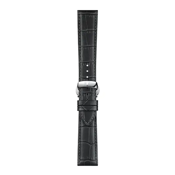 Graues lederarmband Tissot 21 mm T852.045.750