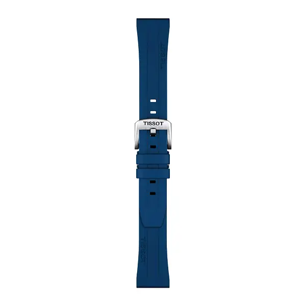 Blaues kautschukarmband Tissot 20 mm T852.044.837
