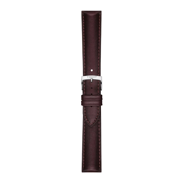 Braunes lederarmband Tissot 20 mm T852.046.838