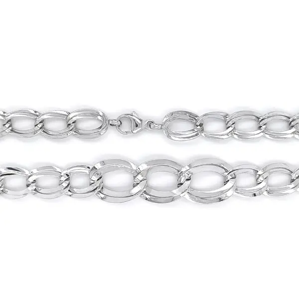 Damen halskette aus weißgold