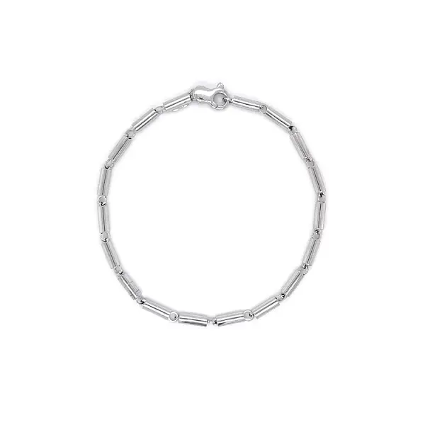 Elegantes Armband aus Weißgold