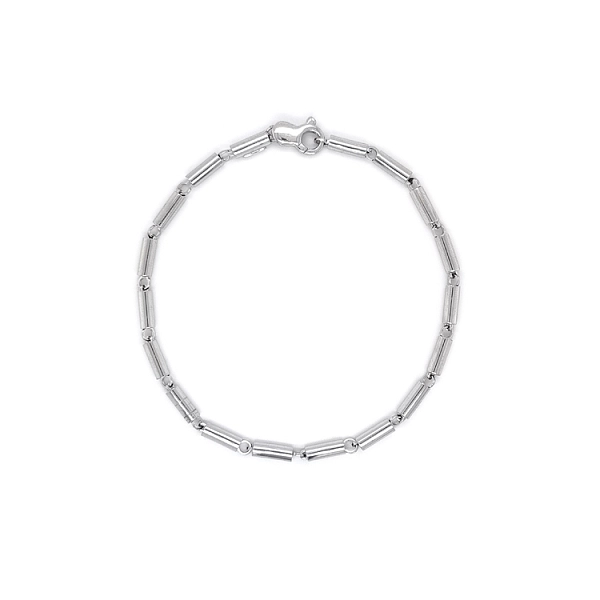 Elegantes Armband aus Weißgold