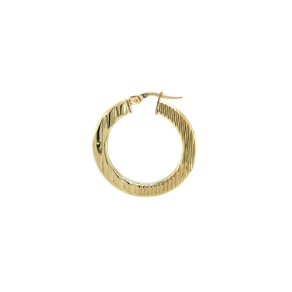 Elegante goldene Creolen