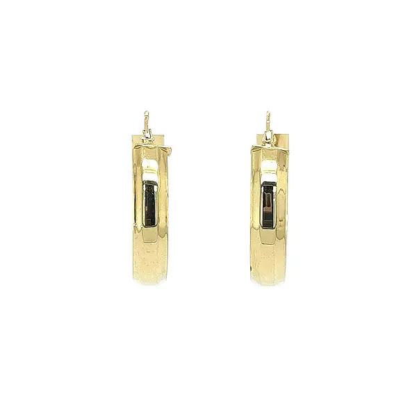 Elegante goldene Creolen