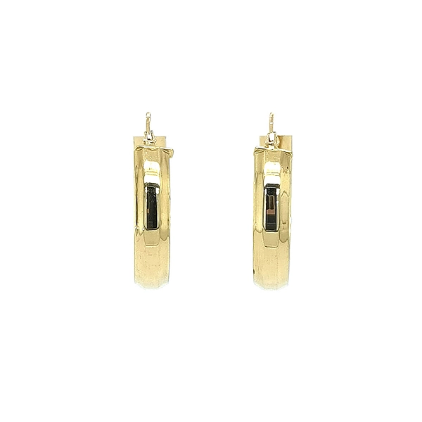 Elegante goldene Creolen