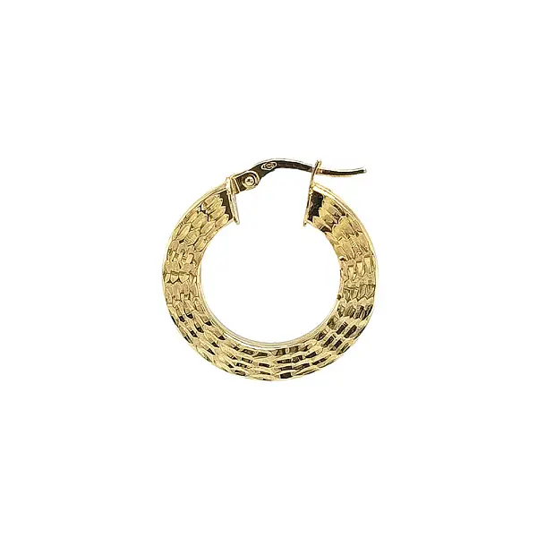 Elegante goldene Creolen