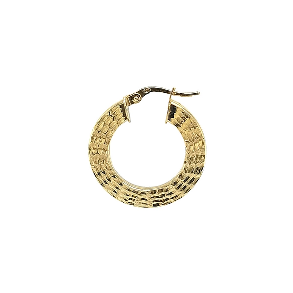 Elegante goldene Creolen