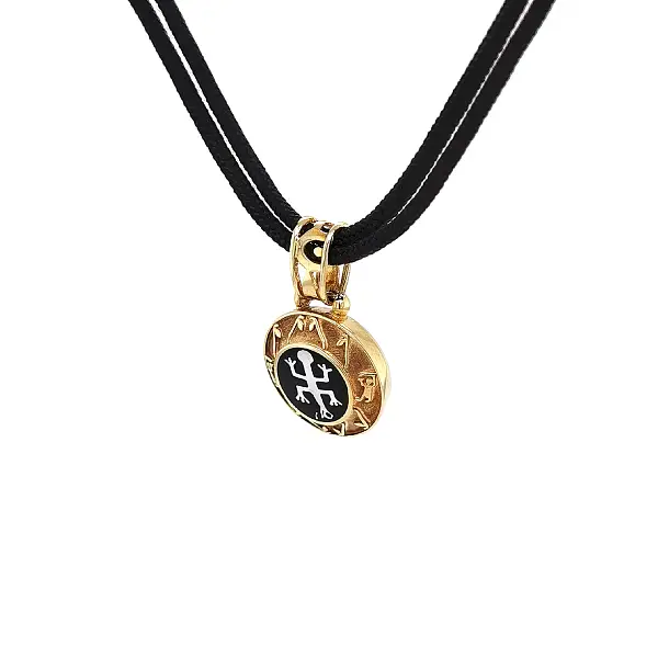 Elegante Goldkette am Band