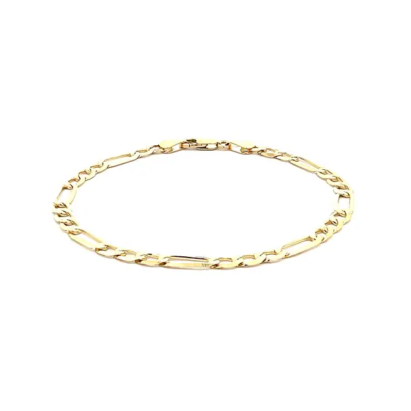 Elegantes Goldarmband Figaro