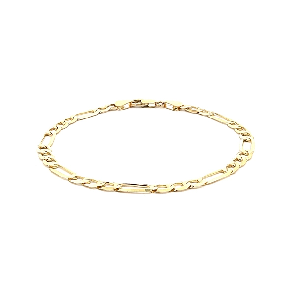 Elegantes Goldarmband Figaro