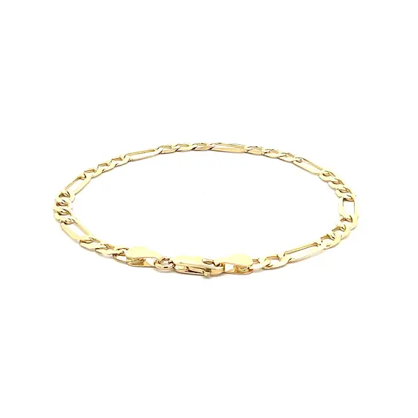Elegantes Goldarmband Figaro