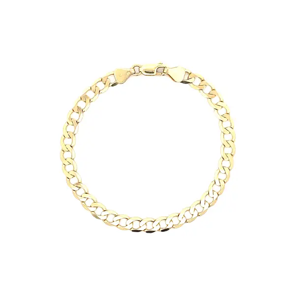 Elegantes Goldarmband Panzermuster
