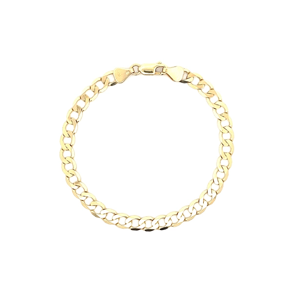 Elegantes Goldarmband Panzermuster