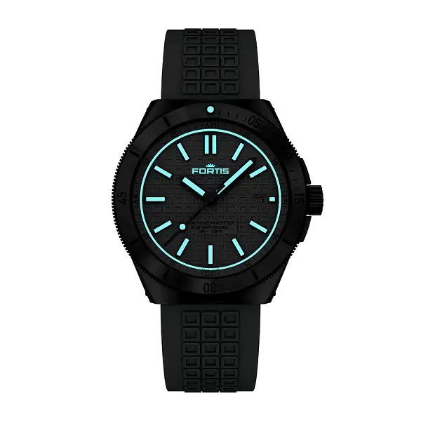 Fortis Marinemaster M-40 Schneeweiß auf Horizon Band F8120009