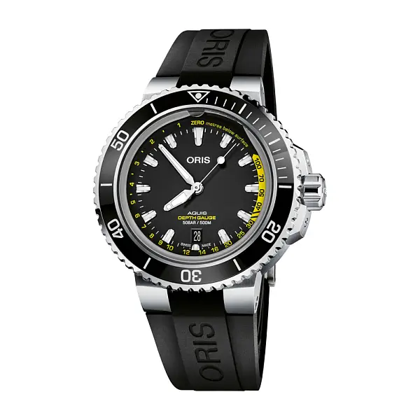Oris Aquis Tiefenmessgerät 01 733 7755 4154-Set RS