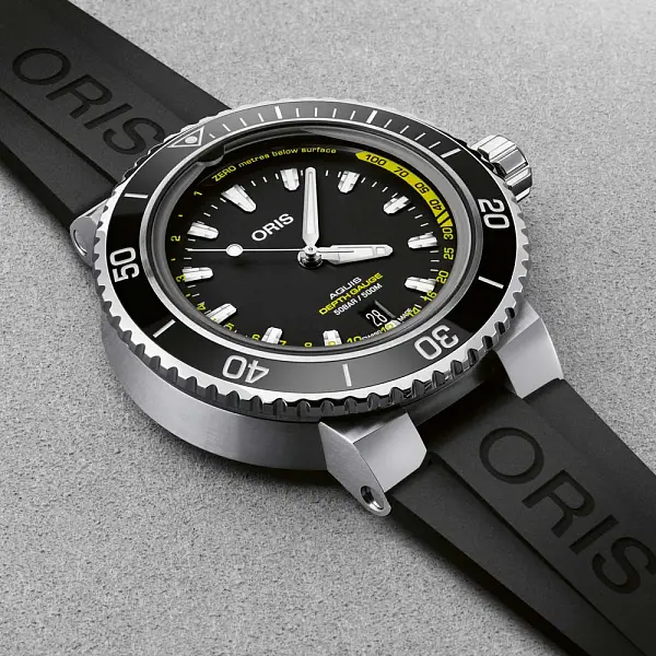 Oris Aquis Tiefenmessgerät 01 733 7755 4154-Set RS