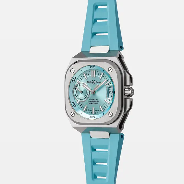 Bell & Ross BR-X5 Eisblau Stahl BRX5R-IB-ST/SRB