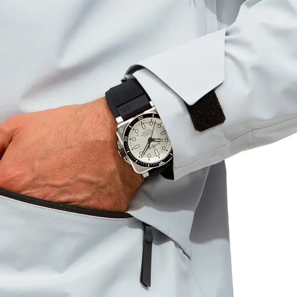 Bell & Ross BR03-92 Taucher Weiß BR0392-D-WH-ST/SRB