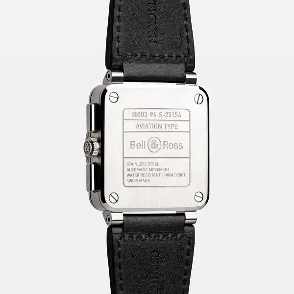 Bell & Ross Schwarzer Stahl BR0394-BLC-ST/SCA