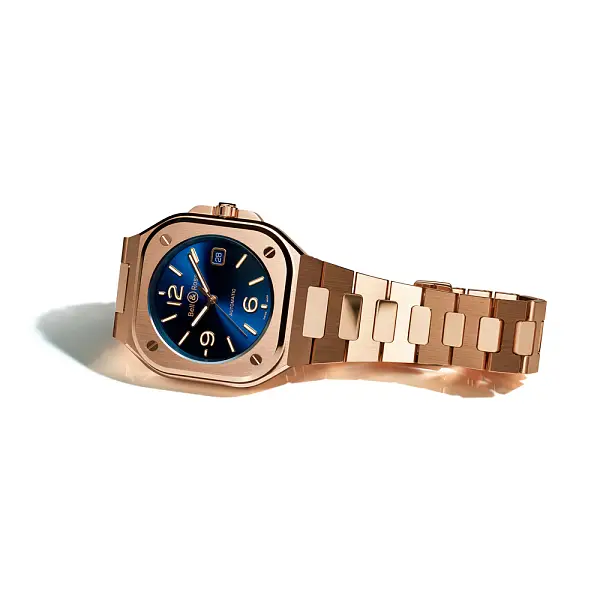 Bell & Ross BR 05 Blau Gold BR05A-BLU-PG/SRB
