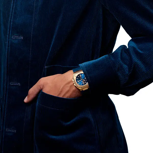 Bell & Ross BR 05 Blau Gold BR05A-BLU-PG/SPG