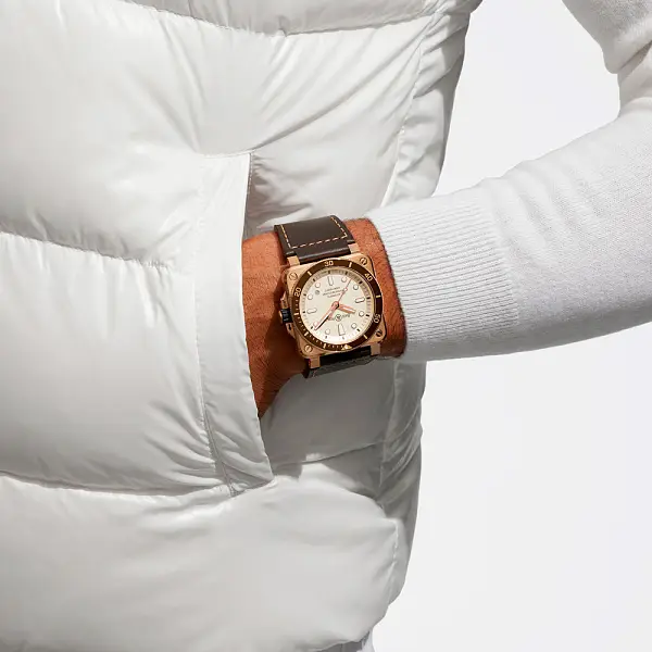 Bell & Ross Diver Weiß Bronze BR0392-D-WH-BR/SCA