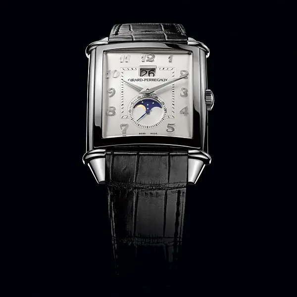 Vintage 1945 XXL Großdatum und Mondphasen 25882-11-121-BB6B