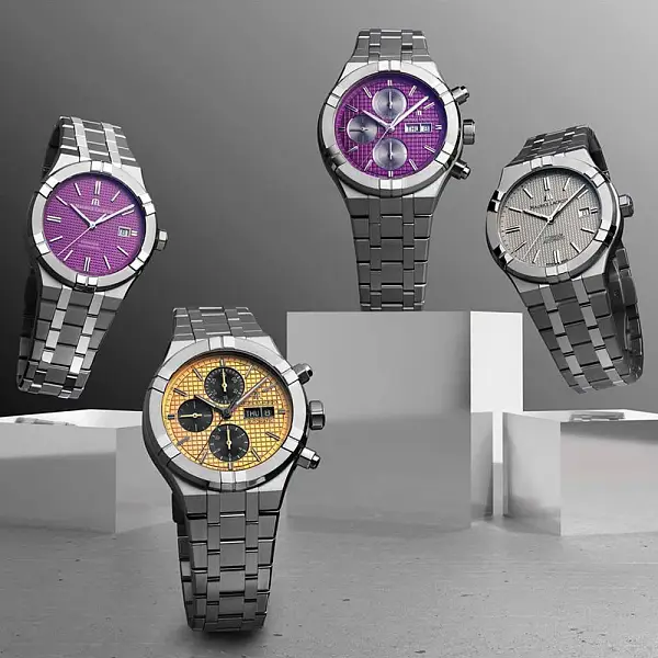 Maurice Lacroix Aikon Automatik Chronograph aus Titan AI6038-TT032-430-1