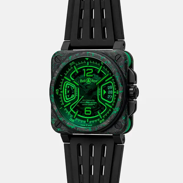 Bell & Ross BR-X3 Night Vision BRX3R-GN-CA/SRB