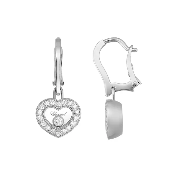 Gold-Ohrringe Chopard Happy Diamonds 83A054-1401