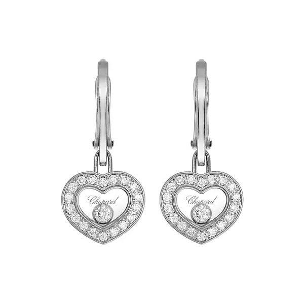 Gold-Ohrringe Chopard Happy Diamonds 83A054-1401