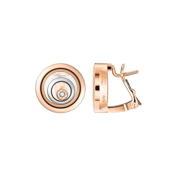 Gold-Ohrringe Chopard Happy Spirit 848230-9001