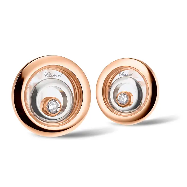 Gold-Ohrringe Chopard Happy Spirit 848230-9001