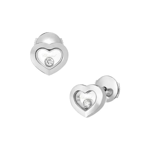 Gold-Ohrringe Chopard Happy Diamonds 83A054-1001