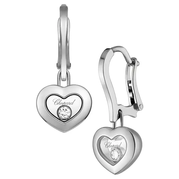 Gold-Ohrringe Chopard Happy Diamonds 83A054-1301