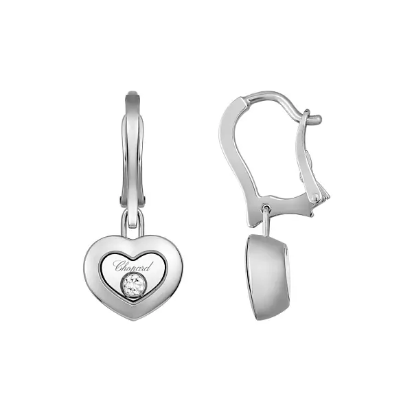 Gold-Ohrringe Chopard Happy Diamonds 83A054-1301