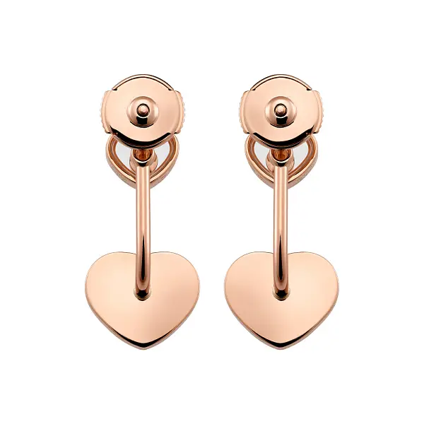 Gold-Ohrringe Chopard Happy Hearts 83A082-5801