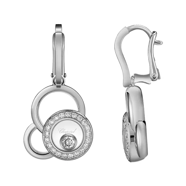 Gold-Ohrringe Chopard Happy Diamonds 839769-1002