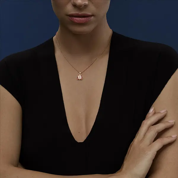 Gold-Anhänger Chopard Happy Diamonds Marienkäfer 79A186-5001