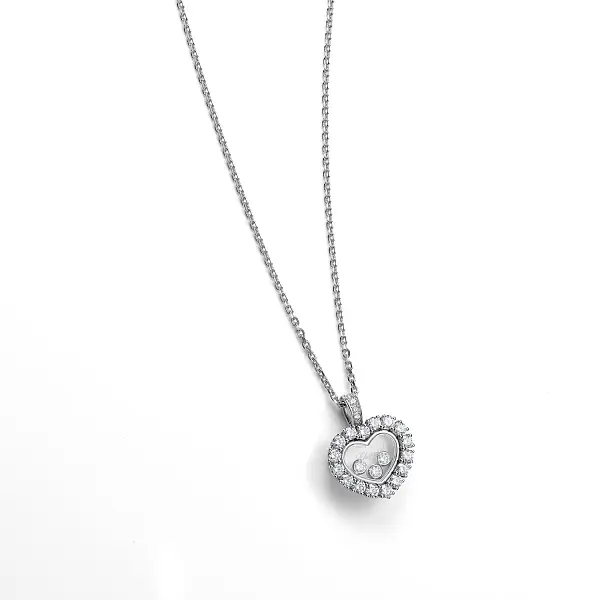 Gold-Anhänger Chopard Happy Diamonds 79A615-1001