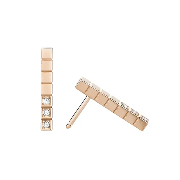 Gold-Ohrringe Chopard Eiswürfel 837702-5002