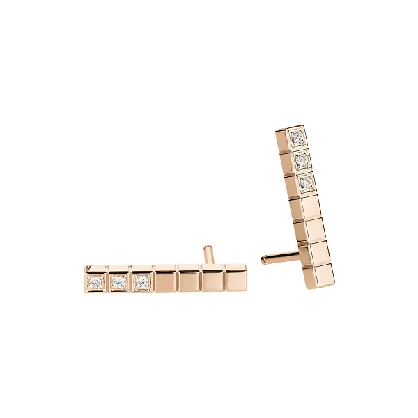 Gold-Ohrringe Chopard Eiswürfel 837702-5002