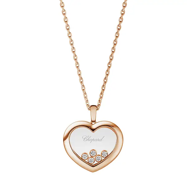 Gold-Anhänger Chopard Happy Diamonds 79A039-5001