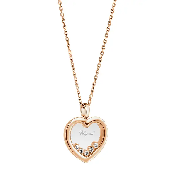 Gold-Anhänger Chopard Happy Diamonds 79A039-5001