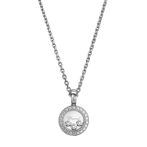 Gold-Anhänger Chopard Happy Diamonds 79A018-1201