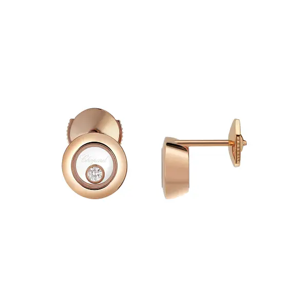 Gold-Ohrringe Chopard Happy Diamonds 83A017-5001